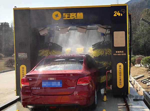 重庆忠县“中石化加油站”龙门洗车机